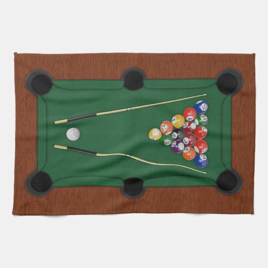 Linge De Cuisine Billards (Horizontal)