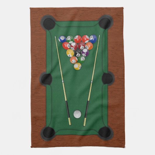 Linge De Cuisine Billards (Vertical)