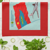 Linge De Cuisine Billet passager Aeroflot (Plié)