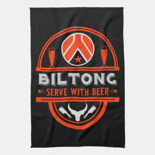 Linge De Cuisine Biltong Et Bière (Vertical)