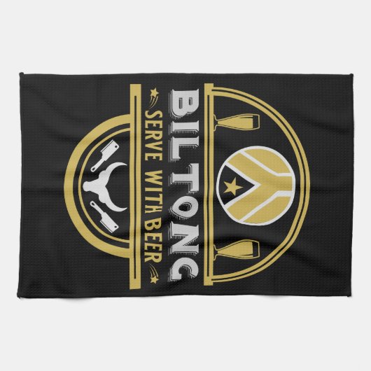 Linge De Cuisine Biltong Et Bière (Horizontal)