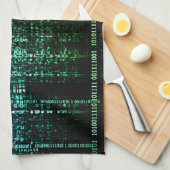 Linge De Cuisine Binary Symphony Kitchen Towel - Art Meets Tech (Quart Plié)