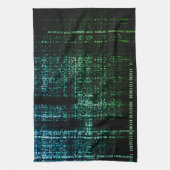 Linge De Cuisine Binary Symphony Kitchen Towel - Art Meets Tech (Vertical)