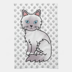 Linge De Cuisine Birman Lilac Point / Ragdoll Chat Mignon & Pattes