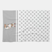 Linge De Cuisine Birman / Ragdoll Point Rouge Chat & Pattes Mignon (Horizontal)