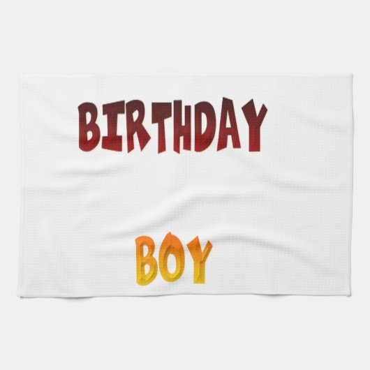 Linge De Cuisine Birthday Boy (Horizontal)