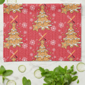 Linge De Cuisine Biscuits biscuits de Noël Cuisinier Écran Snowflak (Plié)