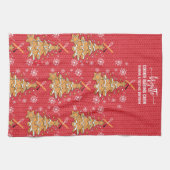 Linge De Cuisine Biscuits biscuits de Noël Cuisinier Écran Snowflak (Horizontal)