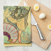 Linge De Cuisine Biscuits Lefevre-Utile par Alphonse Mucha (1896) (Quart Plié)