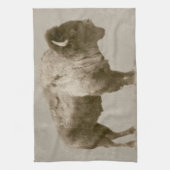 Linge De Cuisine Bison d'Amérique (Vertical)