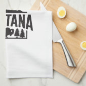 Linge De Cuisine Bison de Montana (Quart Plié)