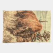 Linge De Cuisine Bison sauvage des bois (Horizontal)