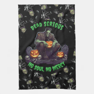 Linge De Cuisine 🖤 Black Frankenstein 💀 🚪