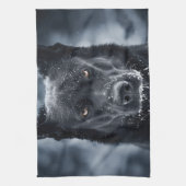 Linge De Cuisine Black German Shepherd (Vertical)
