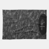 Linge De Cuisine Black Glitter Spa Sophisticate (Horizontal)