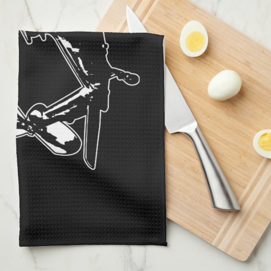 Linge De Cuisine Black Hawk (Quart Plié)