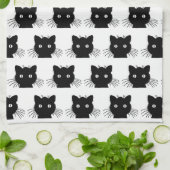 Linge De Cuisine Black Kitty (Plié)