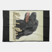 Linge De Cuisine Black Labrador (Horizontal)