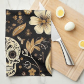 Linge De Cuisine Black Mexican (Quart Plié)