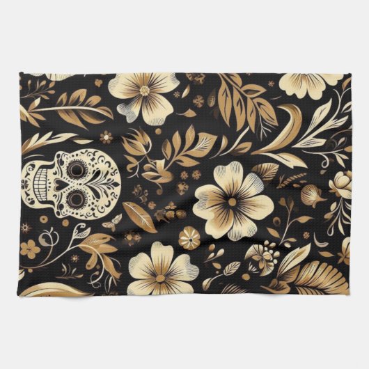 Linge De Cuisine Black Mexican (Horizontal)