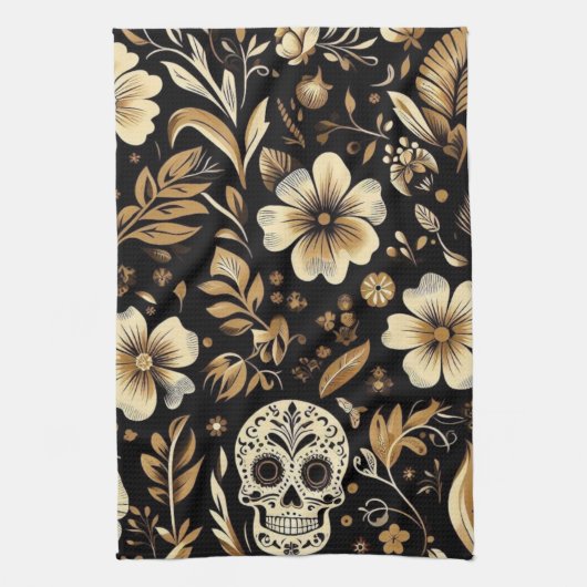 Linge De Cuisine Black Mexican (Vertical)