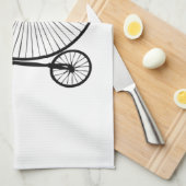 Linge De Cuisine Black penny farine vélo vintage (Quart Plié)