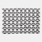 Linge De Cuisine Black White Deco (Horizontal)