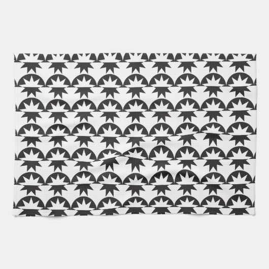 Linge De Cuisine Black White Deco (Horizontal)