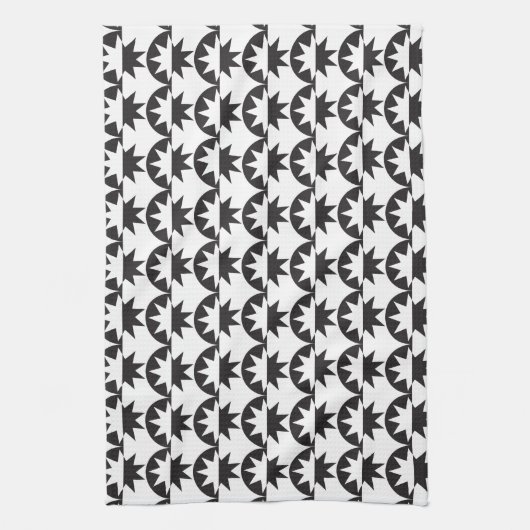 Linge De Cuisine Black White Deco (Vertical)