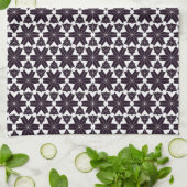 Linge De Cuisine Black White Geo Star JustPatterns Fabric (Plié)