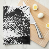 Linge De Cuisine Black White Pop Art Gorilla (Quart Plié)