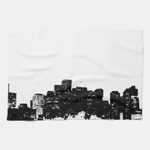 Linge De Cuisine Black White Pop Art New York