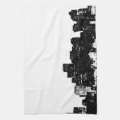 Linge De Cuisine Black White Pop Art New York (Vertical)