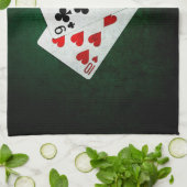 Linge De Cuisine Blackjack 21 point - Dix, Neuf, Deux (Plié)