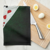 Linge De Cuisine Blackjack 21 point - Dix, Neuf, Deux (Quart Plié)