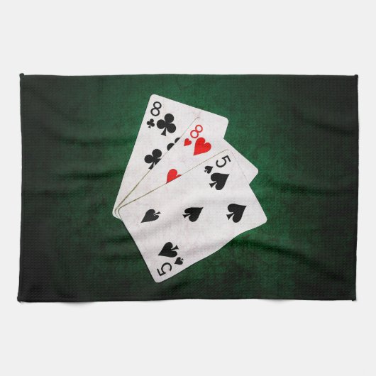 Linge De Cuisine Blackjack 21 point - Huit, Huit, Cinq (Horizontal)