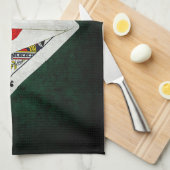 Linge De Cuisine Blackjack 21 point - Reine, Sept, Quatre (Quart Plié)