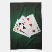 Linge De Cuisine Blackjack 21 point - Roi, Huit, Trois (Vertical)