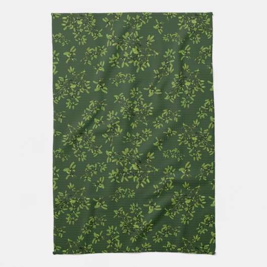 Linge De Cuisine Blackthorn vert foncé (Vertical)