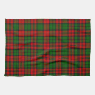 Linge De Cuisine Blackwatch Campbell Tartan Red Green Plaid