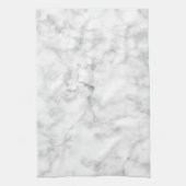 Linge De Cuisine Blanc marbre (Vertical)