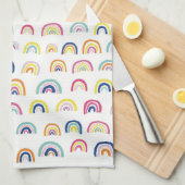Linge De Cuisine Blanc Multi Rainbow (Quart Plié)