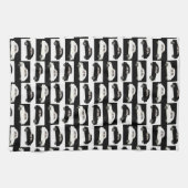 Linge De Cuisine Blanc noir de Citroen 2CV (Horizontal)