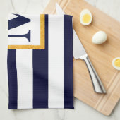 Linge De Cuisine Blancs et Bleus (Quart Plié)