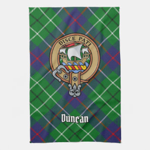 Linge De Cuisine Blason du clan Duncan sur tartan