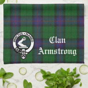 Linge De Cuisine Blason et tartan du clan Armstrong