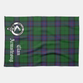 Linge De Cuisine Blason et tartan du clan Armstrong (Horizontal)
