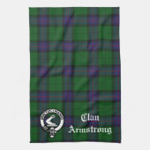 Linge De Cuisine Blason et tartan du clan Armstrong (Vertical)