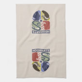 Linge De Cuisine Blason timbré HOGWARTS™ vintage (Vertical)