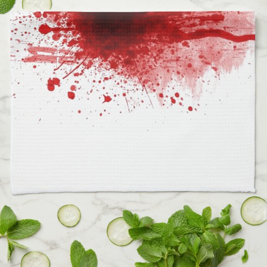 Linge De Cuisine blessure sanglante de fusil de chasse (Plié)